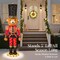 Christmas Nutcracker Bear 5ft Pop Up Lighted Large Holiday Decoration w/150 Twinkling LED lights for Outdoor, Indoor